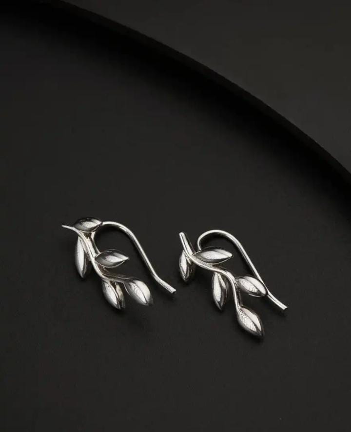 Timeless Luminous 925 Silver Earrings with CZ – Modern Jewellery