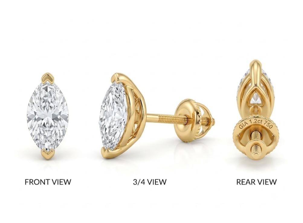 Modern Geometric 925 Silver Earrings with CZ – Chic Layering