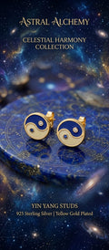 Yin Yang 925 silver Earrings