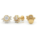 Contemporary Drop 925 Silver Earrings with CZ – Occasion Wear
