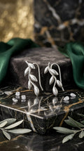 Timeless Luminous 925 Silver Earrings with CZ – Modern Jewellery