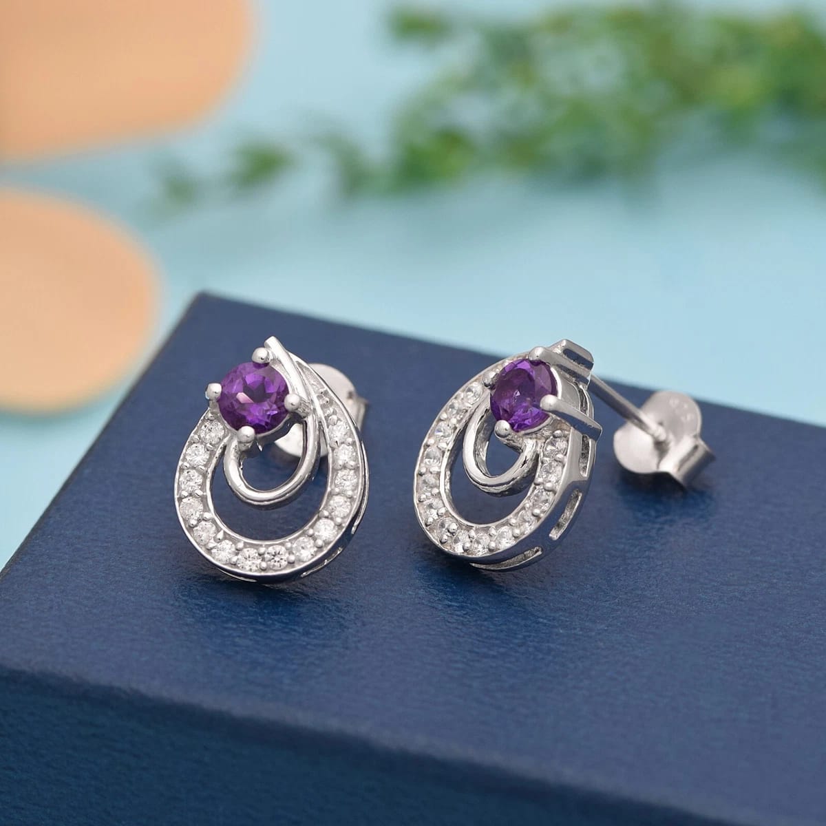 Elegant Drop 925 Silver Earrings with CZ – Gift Choice